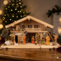 Preview: Traditionelle Weihnachtskrippe Roth inkl. 12-tlg. Figurensatz K 650-9, Maße Krippe: ca. 50 x 20 x 26 cm